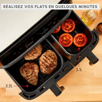 Friteuse sans huile Moulinex Dual EZ905B20 (4).webp