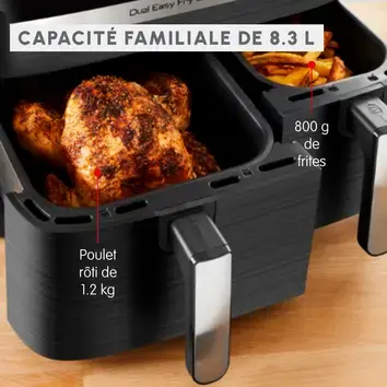 Friteuse sans huile Moulinex Dual EZ905B20  (3).webp