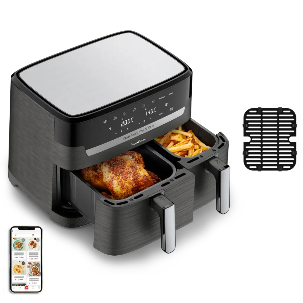 Friteuse sans huile Moulinex Dual EZ905B20 (6).webp