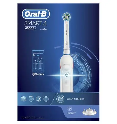 Oral B Smart 4 4100S Cross Action Blanc   Smartser4100S