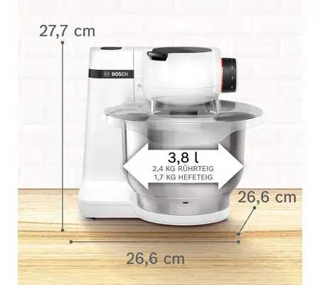 Petrin Bosch 700W3.8L2Kg 4Vitessesblanc – Mums2Ew00