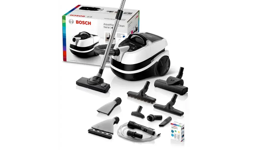 Aspirateur Bosch Aquawash & Clean Noir Blanc Avec Boll Xl 5L 2100W Bwd421Pro