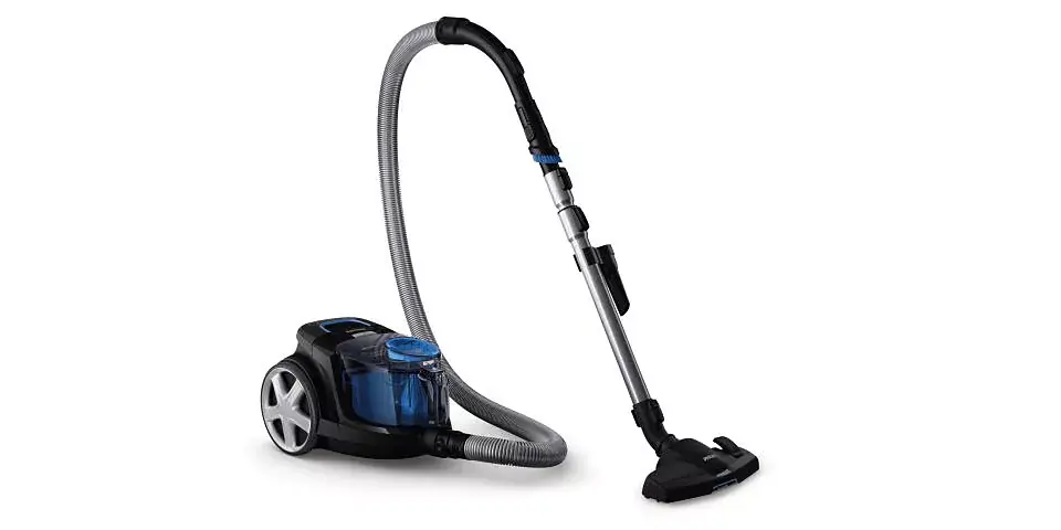 Aspirateur Philips Sans Sac Power pro Compact 800W Noir Bleu Power cyclone 5 Fc9350/01