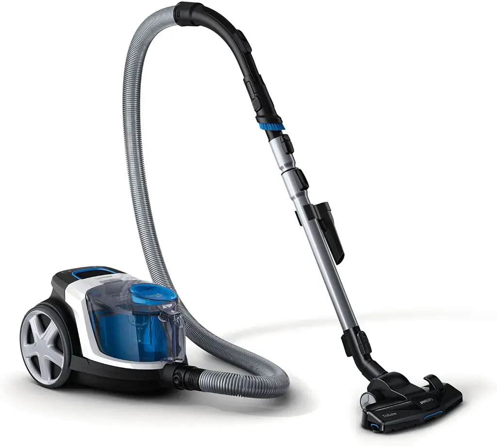 Aspirateur Philips Sans Sac Powerpro Compact Pro 900W Bleu Blanc Powercyclone 5 Fc9332/09