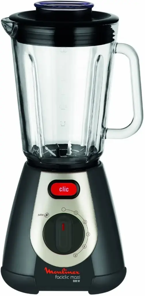 Blender Moulinex Mixeur Électrique Faciclic Maxi Glass Bol Verre Lm233A10