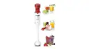 Bras Mixeur Bosch 450W Avec Bol Pied  Plastique Blanc Rouge  Msm64010