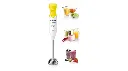 Bras Mixeur Bosch 600W Blanc Jaune  Avec Bol   Msm66110Y