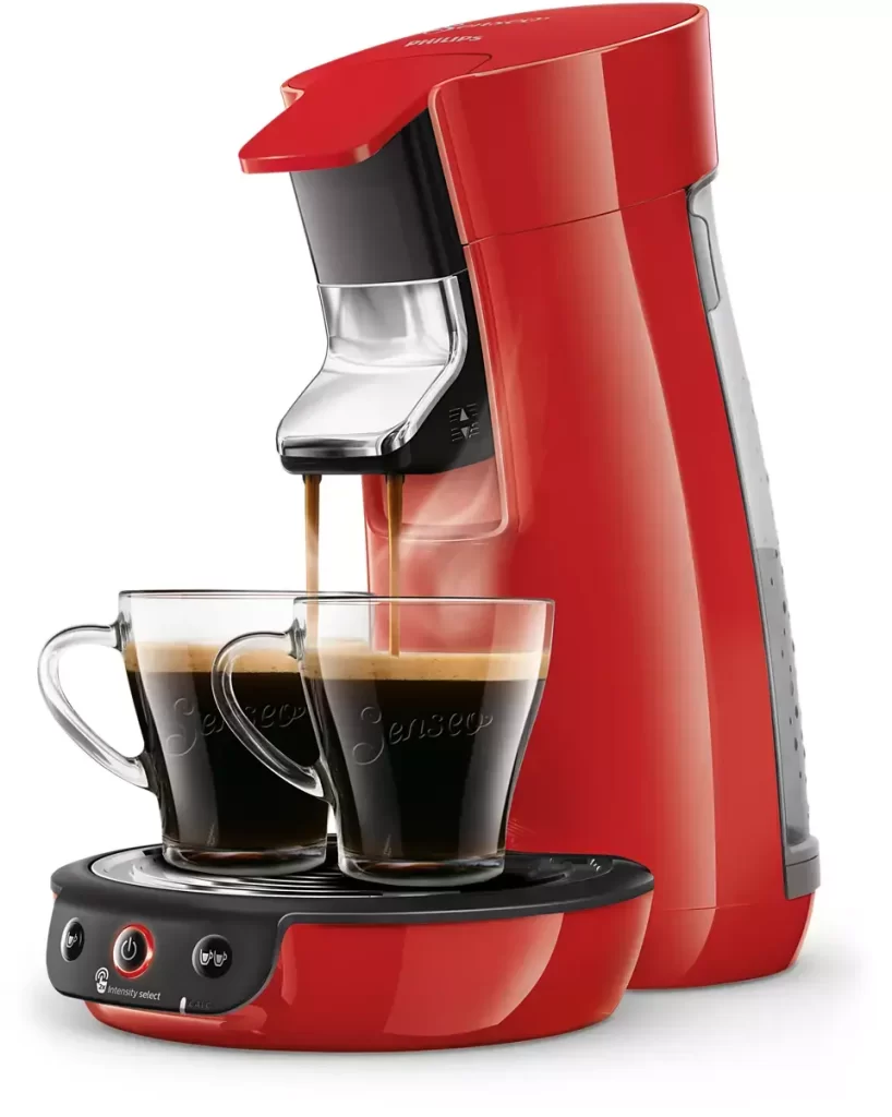 Cafetière Philips Senseo A Dosettes Rouge   Hd656383