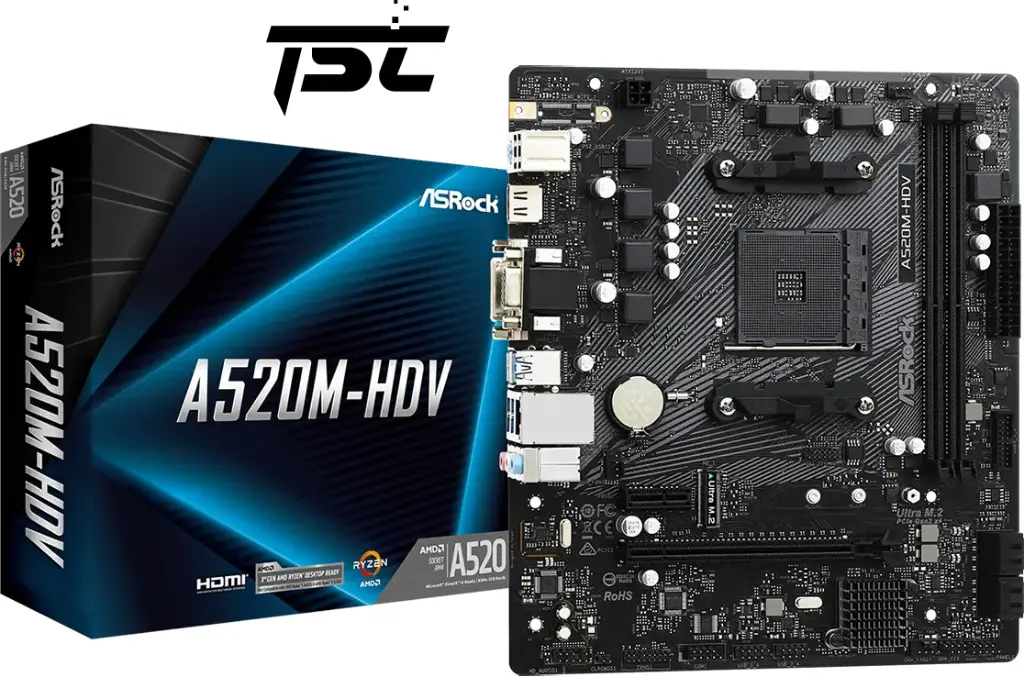 Carte Mere Asrock A520M Hdv