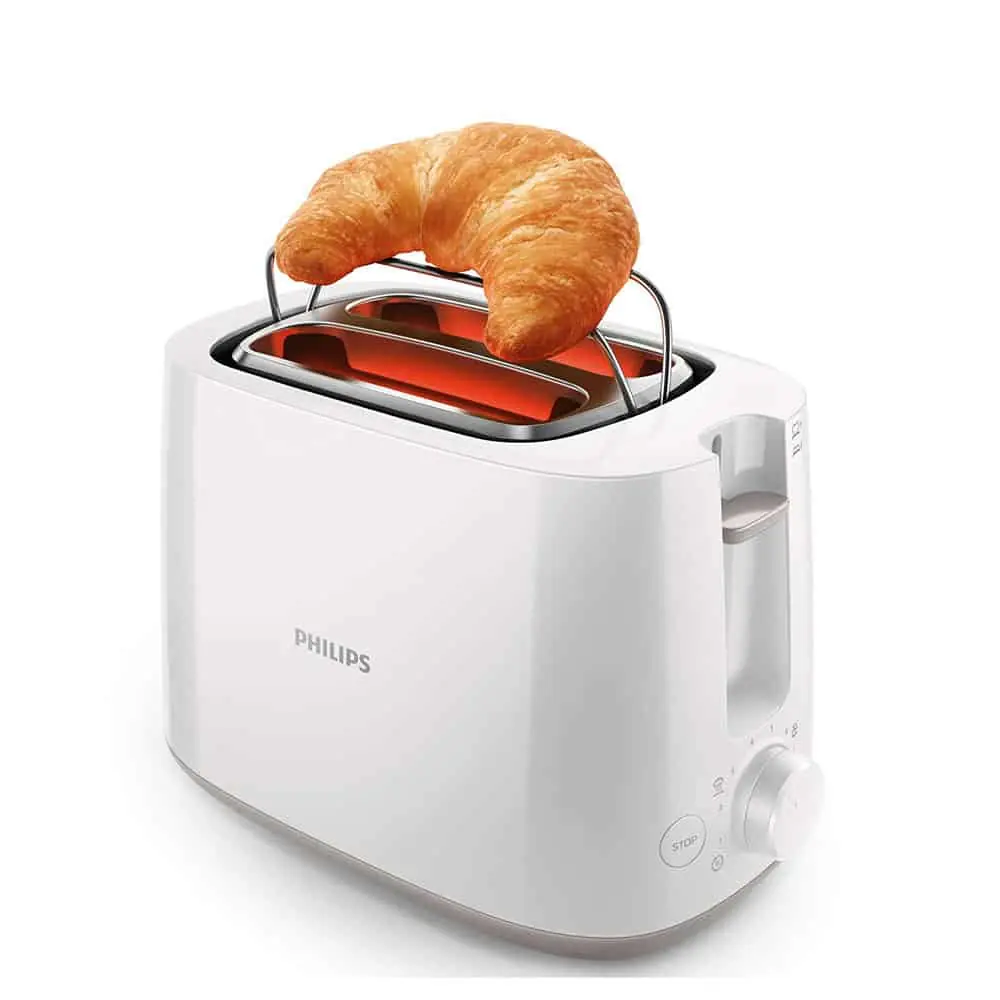 Grill Pain Philips Intégrée Pour Petits Pains 900W   Hd258100