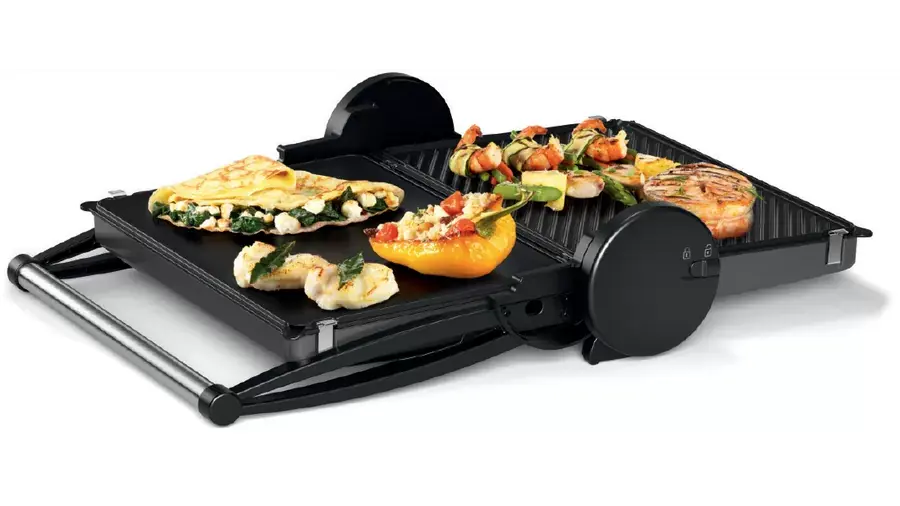 Grille A Viande Bosch 2000W Avec 3Positions De Grill Grise   TCG4215