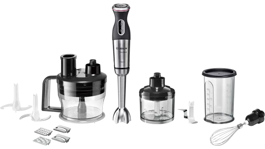 Mixeur A Bras Bosch Maxomixx Kit 5En1 (Bras+Bol+Batteur+Mini Hachoir+Mini Robot) 1000W   Ms8Cm6190