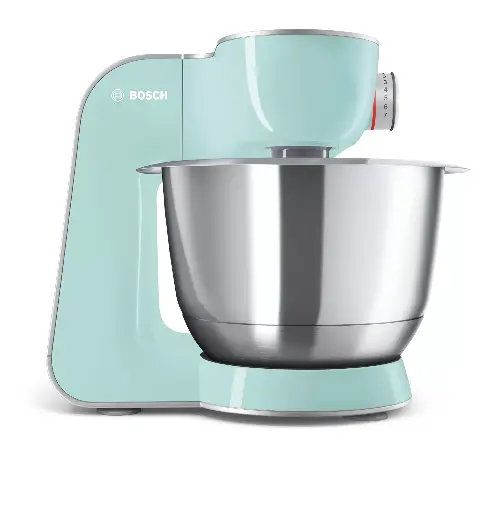 [P412] Petrin Bosch 1000W 4L 2.7Kg Vitesses  Blender 1.25L Coupe Legumes Blue  Vert Turquoise   Mum58020