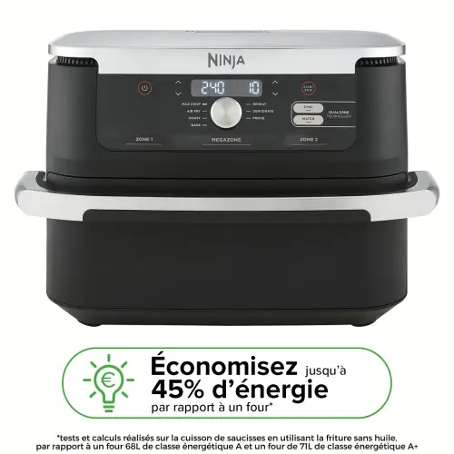 [P505] Friteuse sans huile Ninja Foodi Flex 10,4 L AF500EU