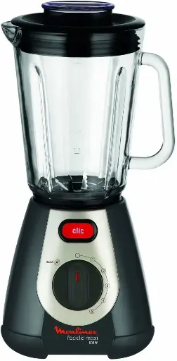 [P148] Blender Moulinex Mixeur Électrique Faciclic Maxi Glass Bol Verre Lm233A10