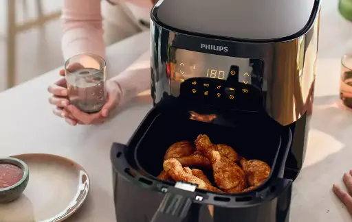 [P284] Friteuse Électrique Philips Sans Huile Airfryer Digital Noire – Hd9252/70