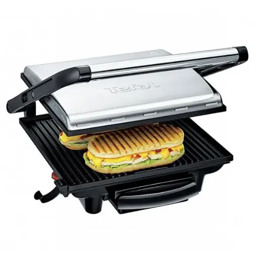 [P286] Gril Viande Tefal Et Panini Multifonction, 2000 W   Gc241D12