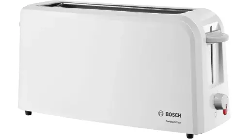 [P293] Grille Pain Bosch Gm 1U Centrage 980W  Blanc gris   Tat3A001