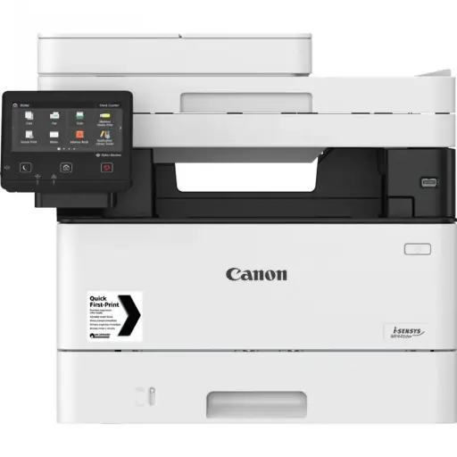 [P308] Imprimante A4 Multifonction Canon Laser Noirblanc  38Ppm  4En1  Recto Verso  Wifi   Mf 445Dw