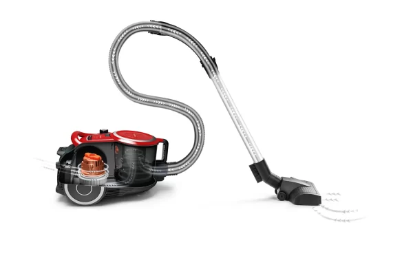 aspirateur Bosch rouge sans sac 2200w BGS412234A image complet de aspirateur 2200w