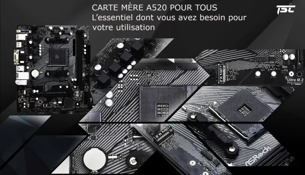 CARTE MERE ASROCK A520M-HDV TRADE SOOLUTIONS COMPANY