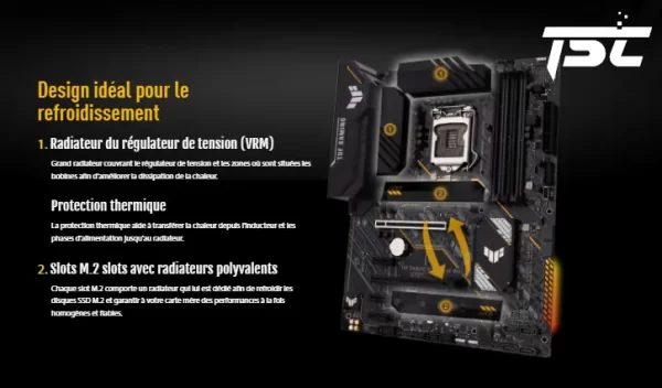 CARTE MERE TUF GAMING B560 PLUS LGA 1200 TRADE SOOLUTIONS COMPANY